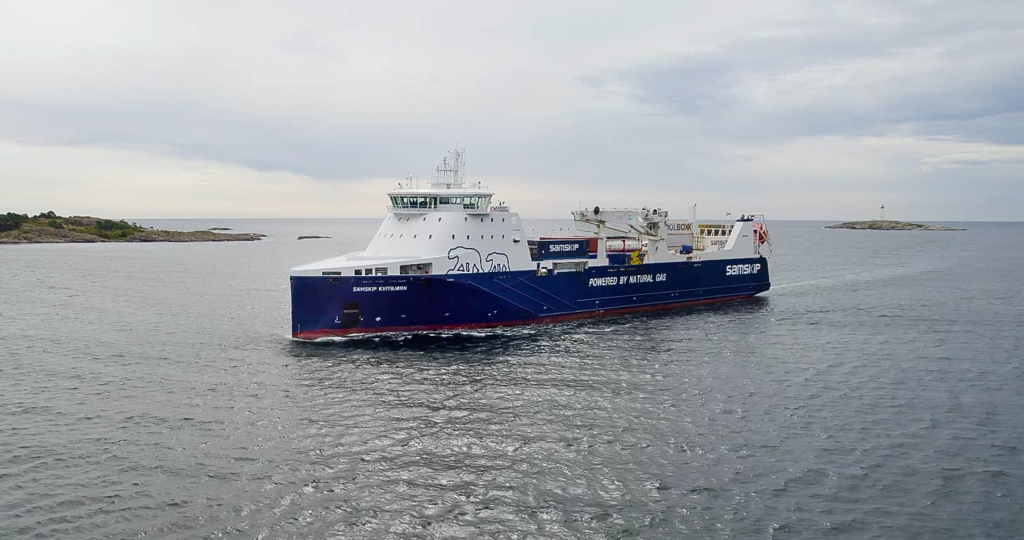 Dronefilm av bærekraftige fraktløsninger