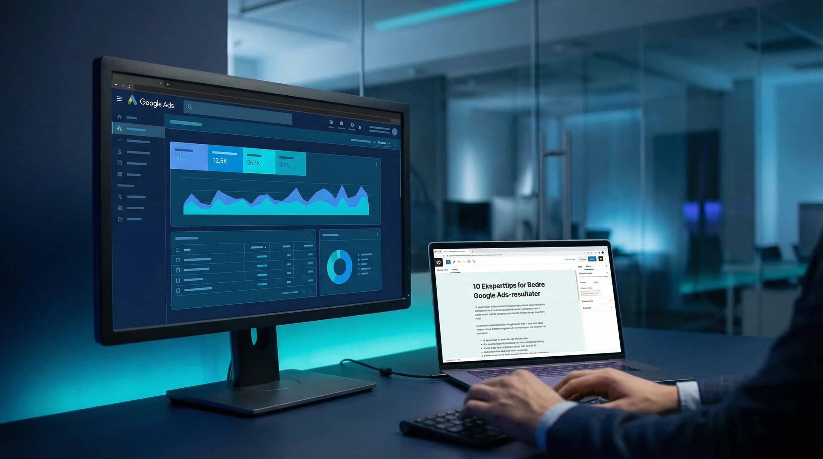 10 Eksperttips for Bedre Google Ads-resultater – illustrasjon | Visionmedia