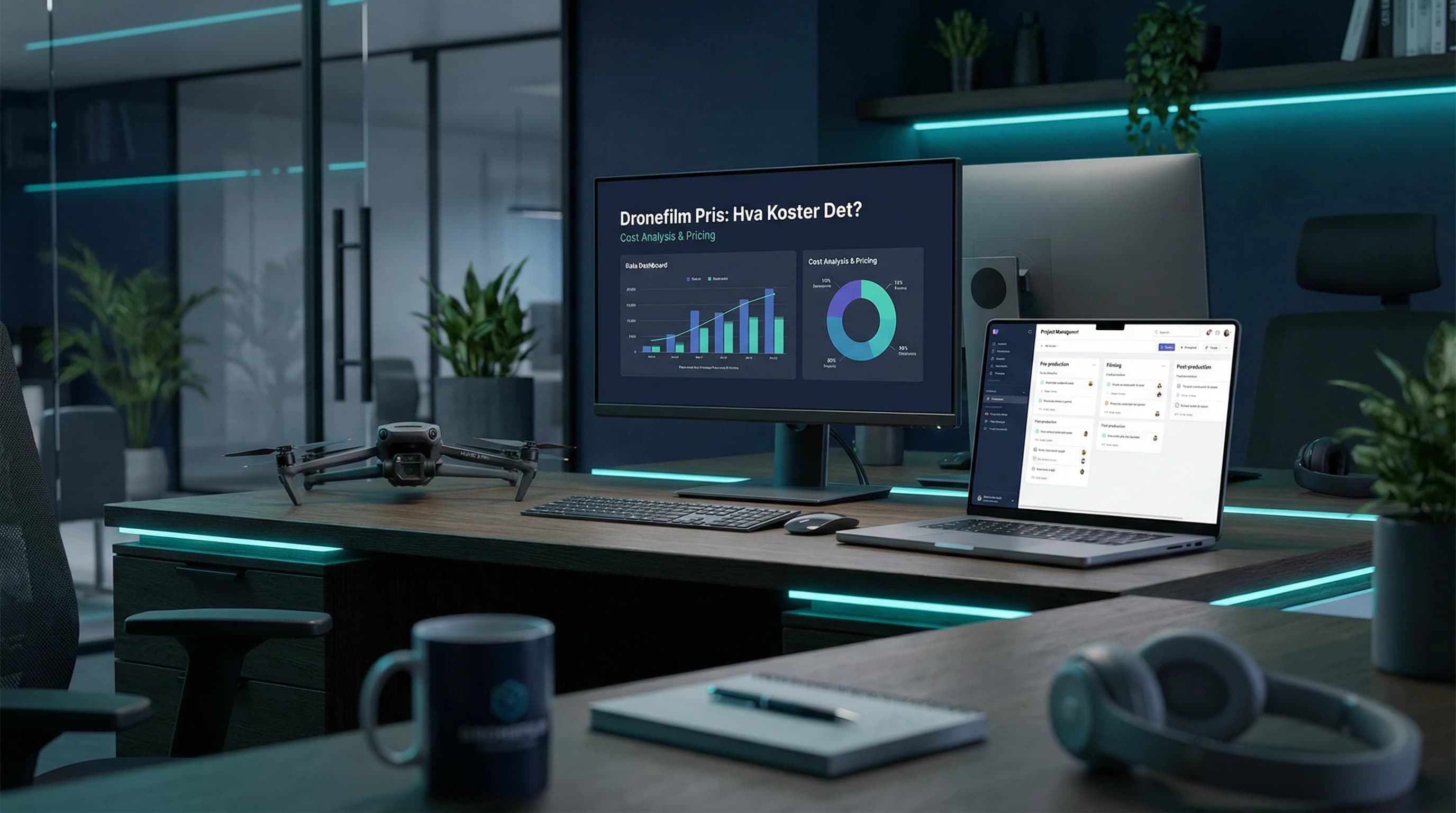 Dronefilm Pris: Hva Koster Det? – illustrasjon | Visionmedia