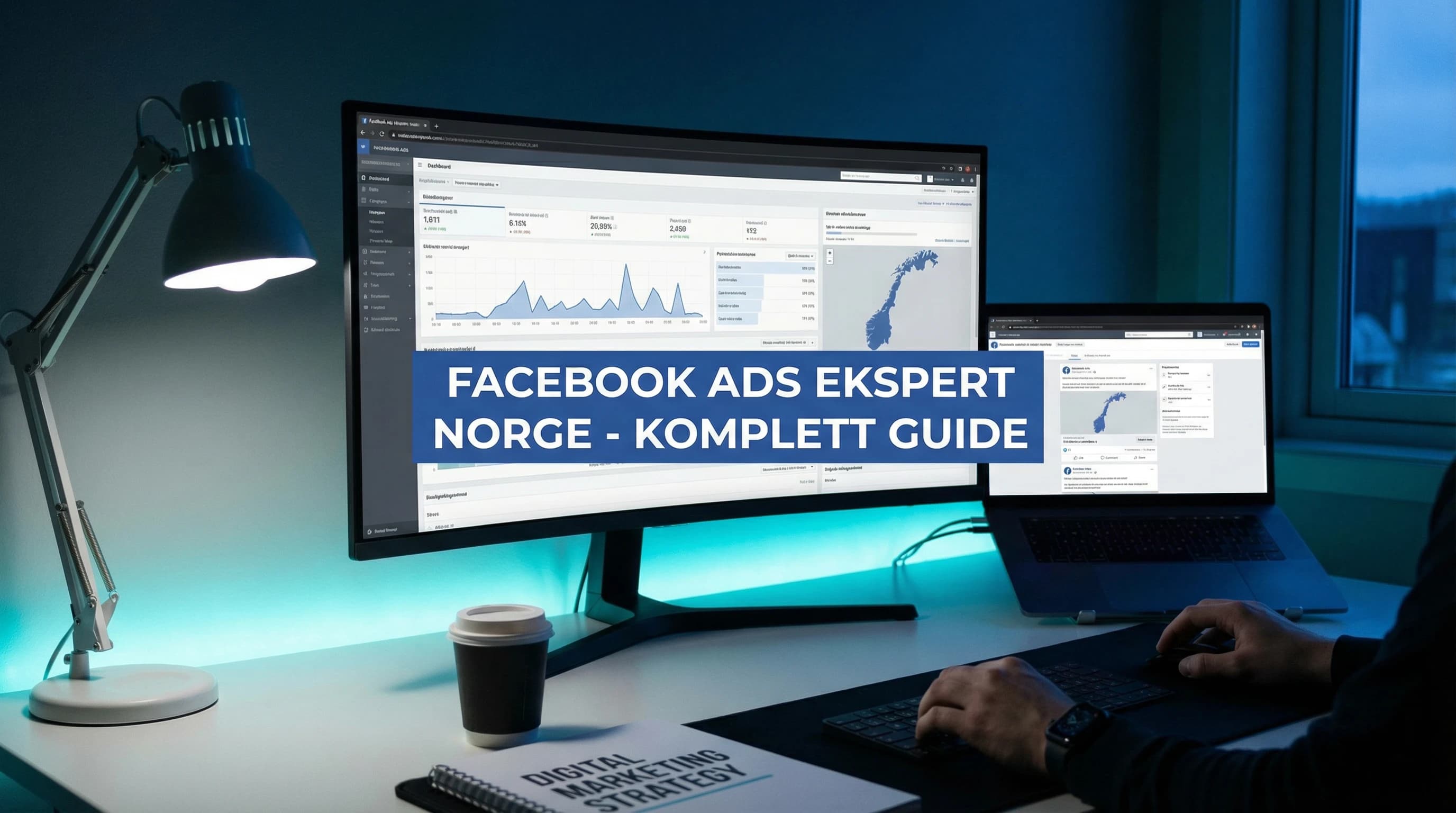 Facebook Ads Ekspert Norge - Komplett Guide – illustrasjon | Visionmedia