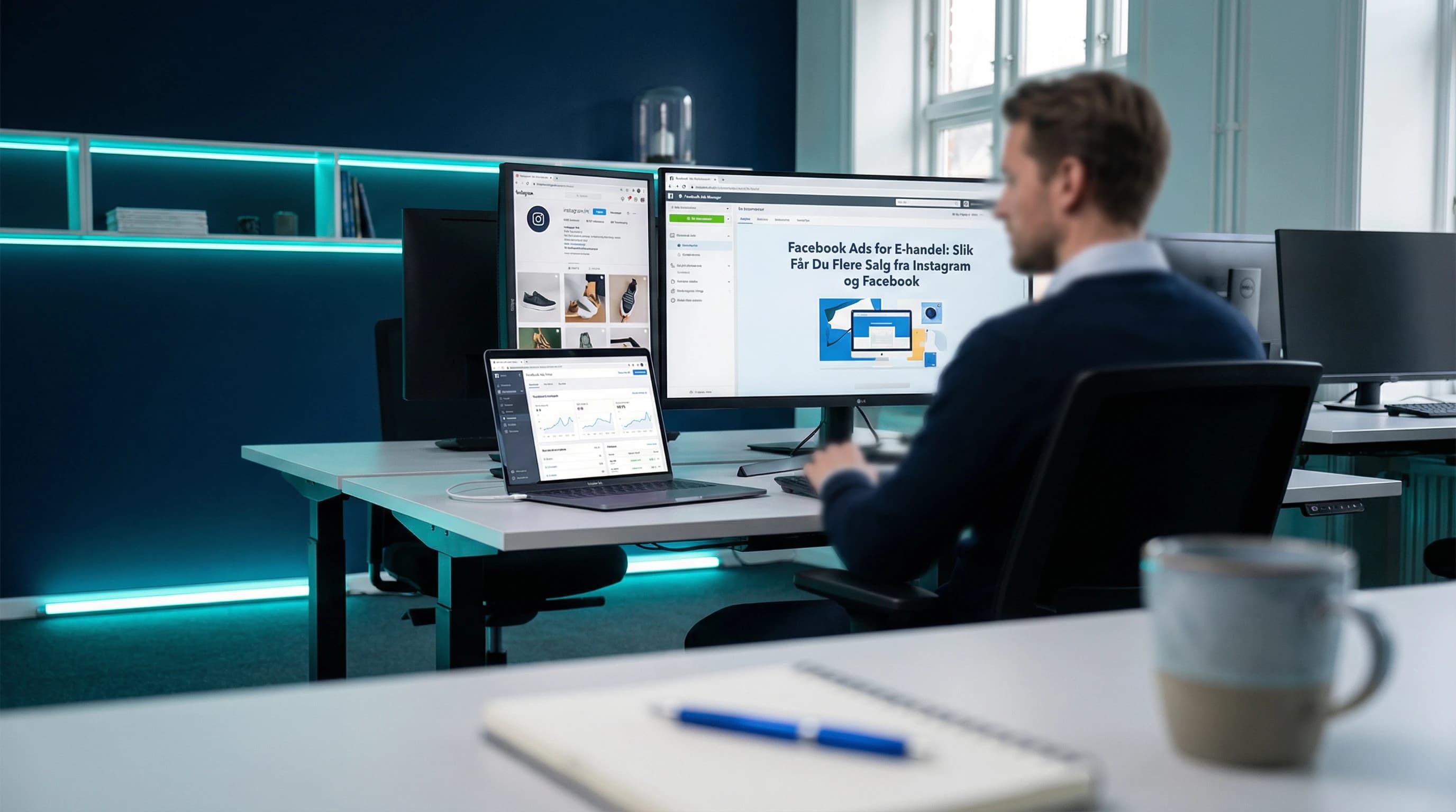 Facebook Ads for E-handel: Slik Får Du Flere Salg fra Instagram og Facebook – illustrasjon | Visionmedia