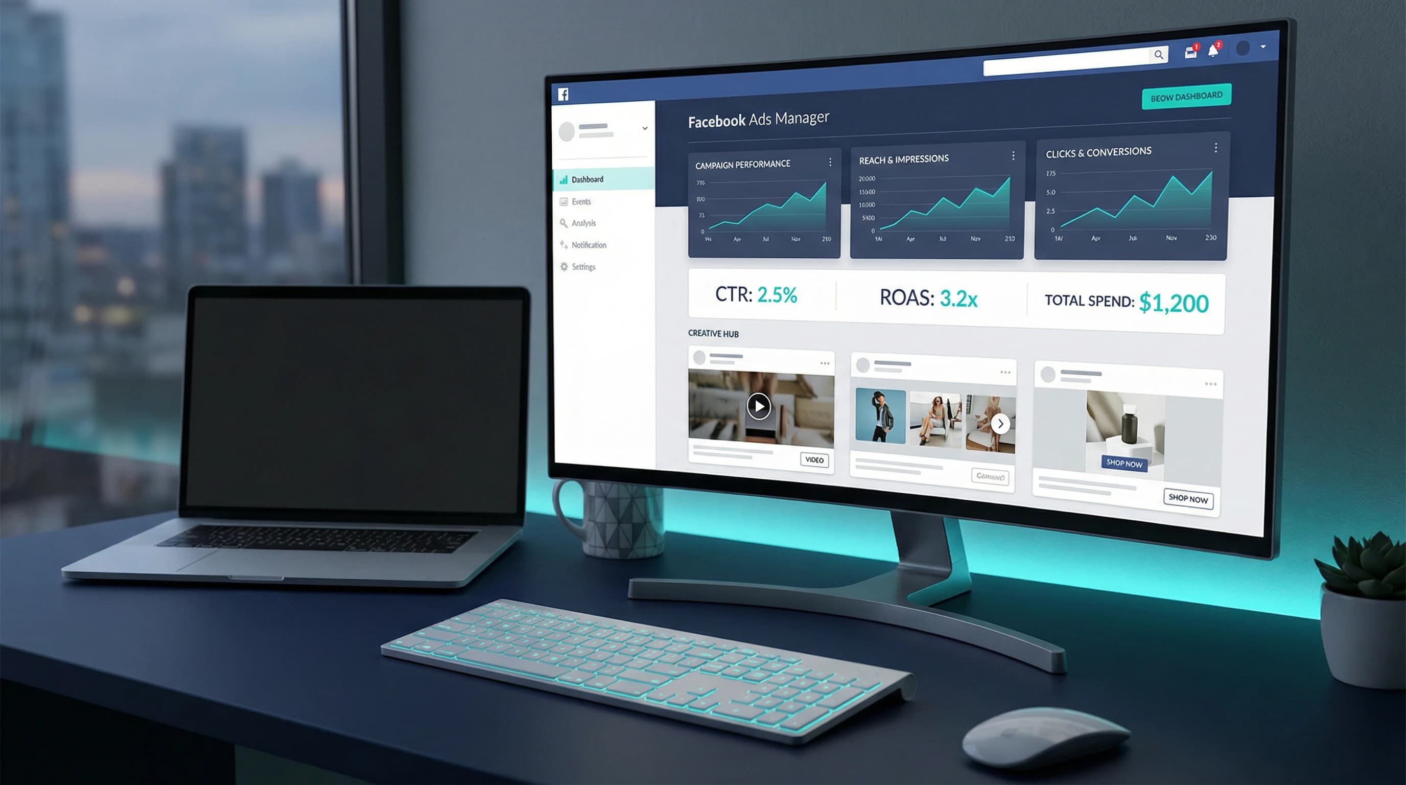 Facebook Ads-strategi for Bedrifter - Komplett Guide – illustrasjon | Visionmedia