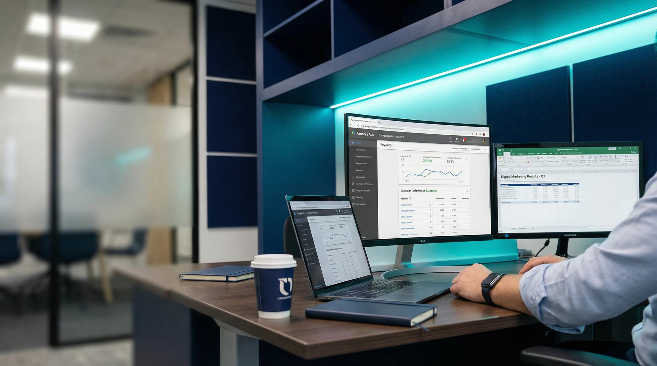 Google Ads Guide: Slik setter du opp kampanjer som gir resultater – illustrasjon | Visionmedia