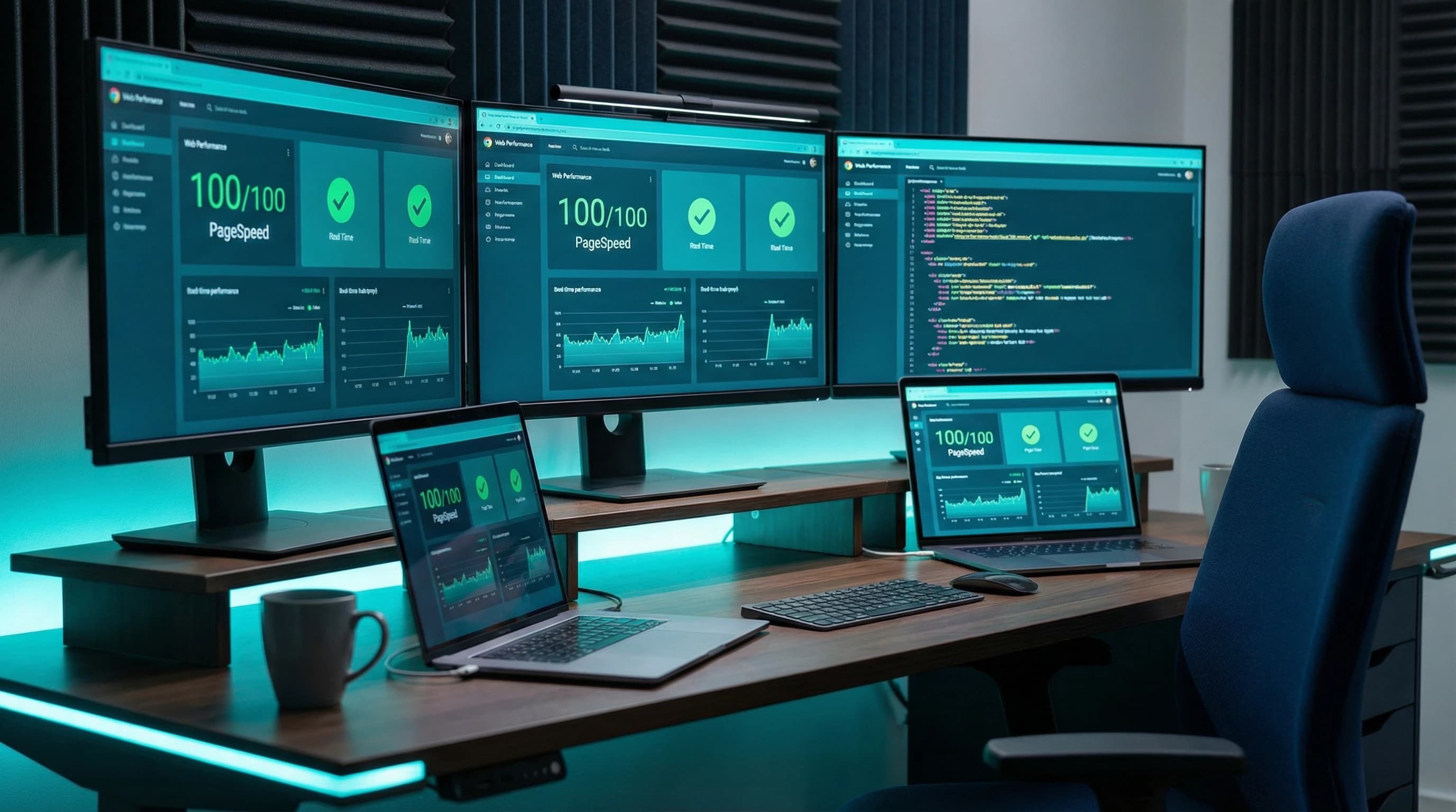 Hvordan Oppnå PageSpeed 100/100 - Komplett Guide – illustrasjon | Visionmedia