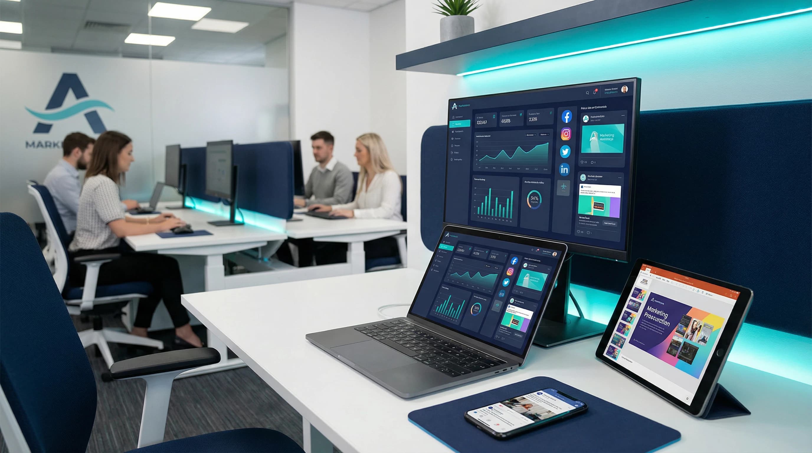 Markedsføringsbyrå | Komplett Guide → Slik Velger Du Riktig Partner – illustrasjon | Visionmedia