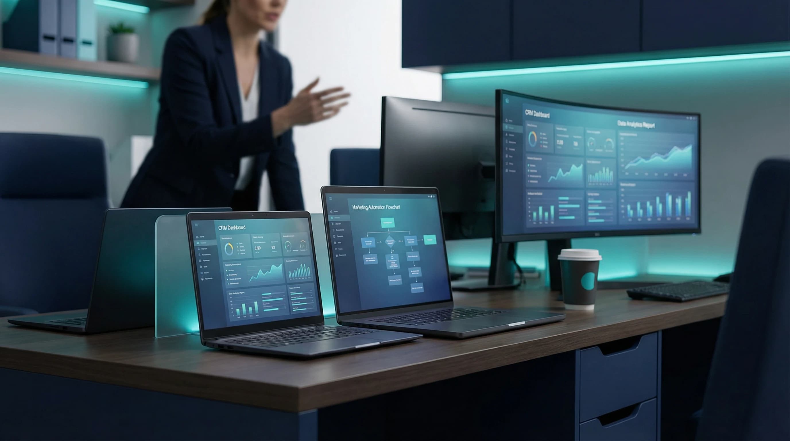 Marketing Automation - Slik Automatiserer Du Markedsføringen – illustrasjon | Visionmedia