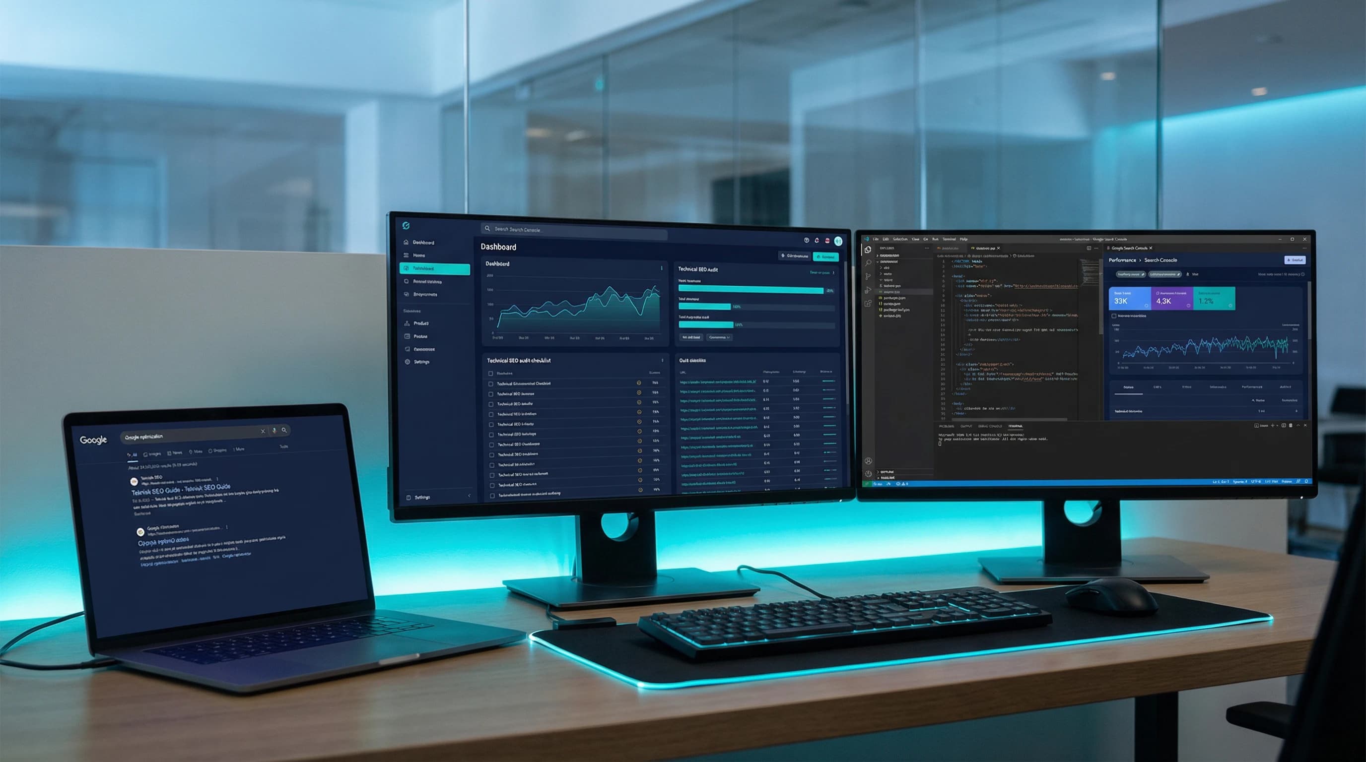Teknisk SEO: Komplett Guide (Hastighet, CWV, Indeks) – illustrasjon | Visionmedia