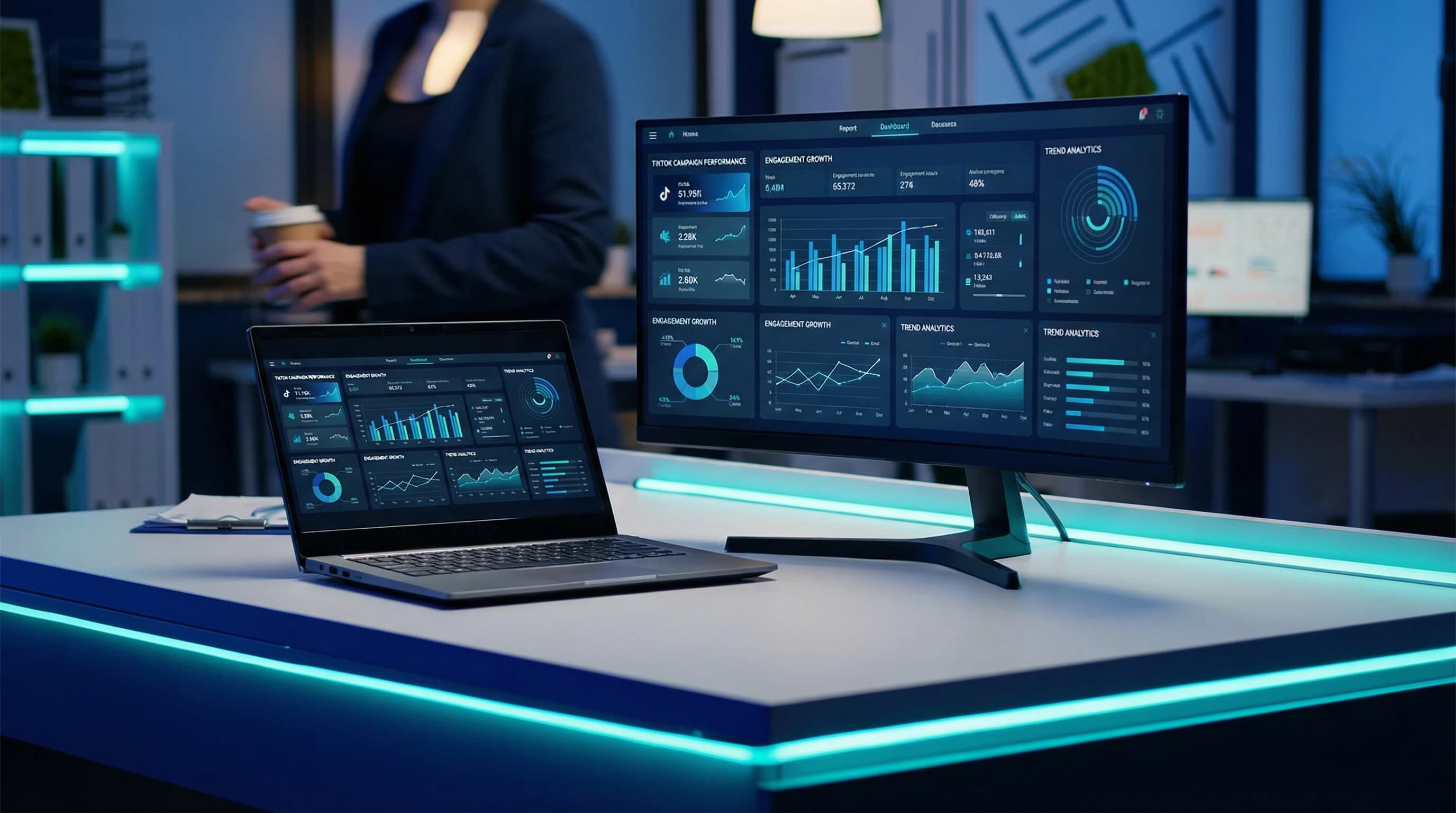 TikTok Markedsføring for Bedrifter - Er Det Verdt Det – illustrasjon | Visionmedia