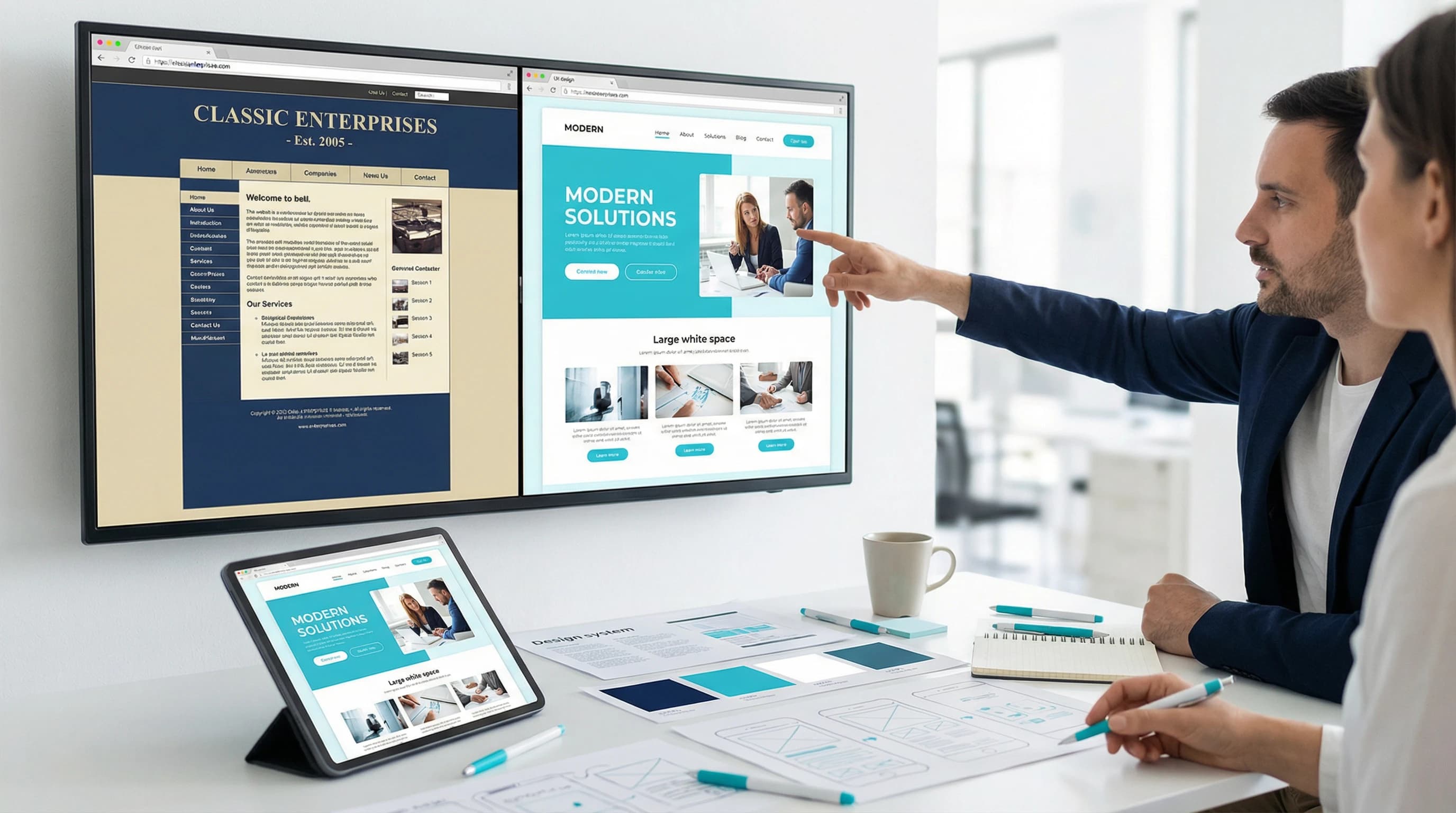 Nettside redesign – Visionmedia