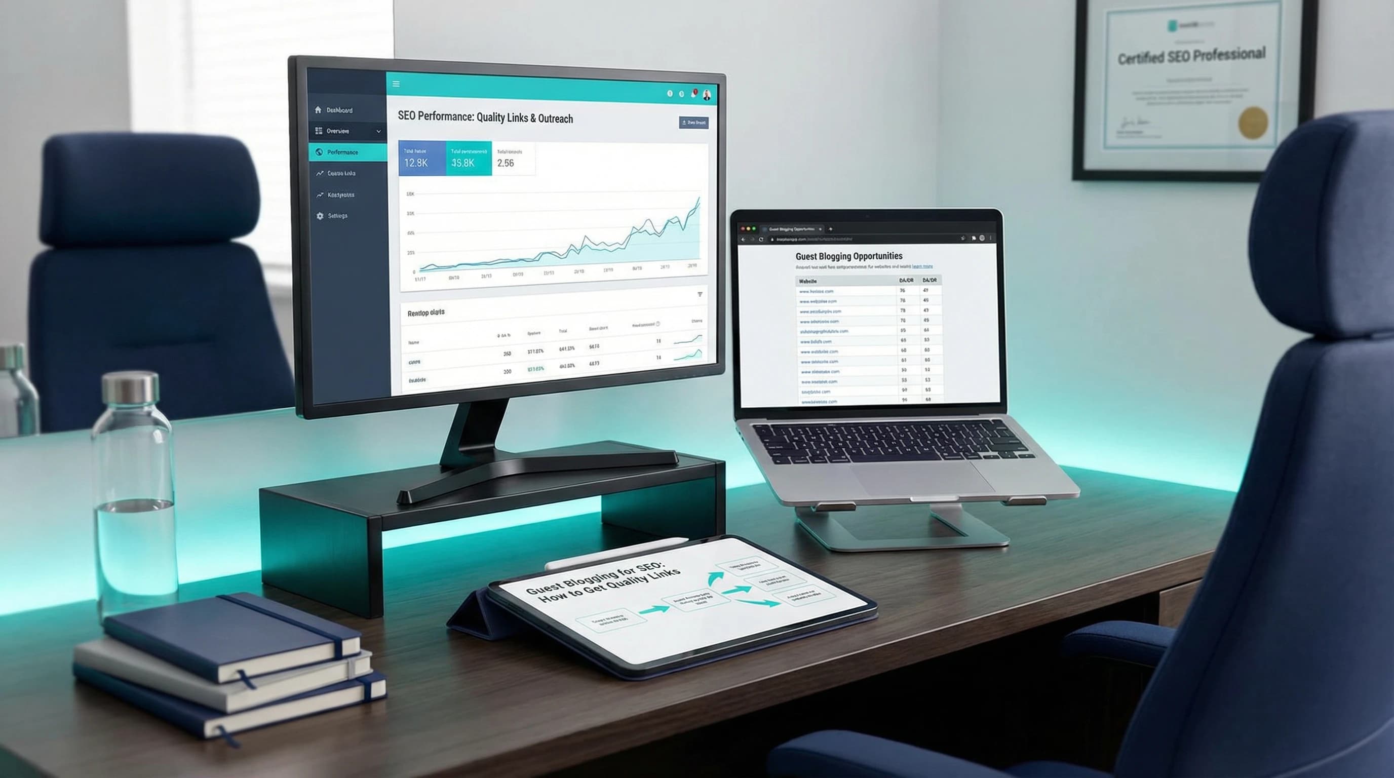Gjesteblogging for SEO: Slik Skaffer Du Kvalitetslenker – illustrasjon | Visionmedia