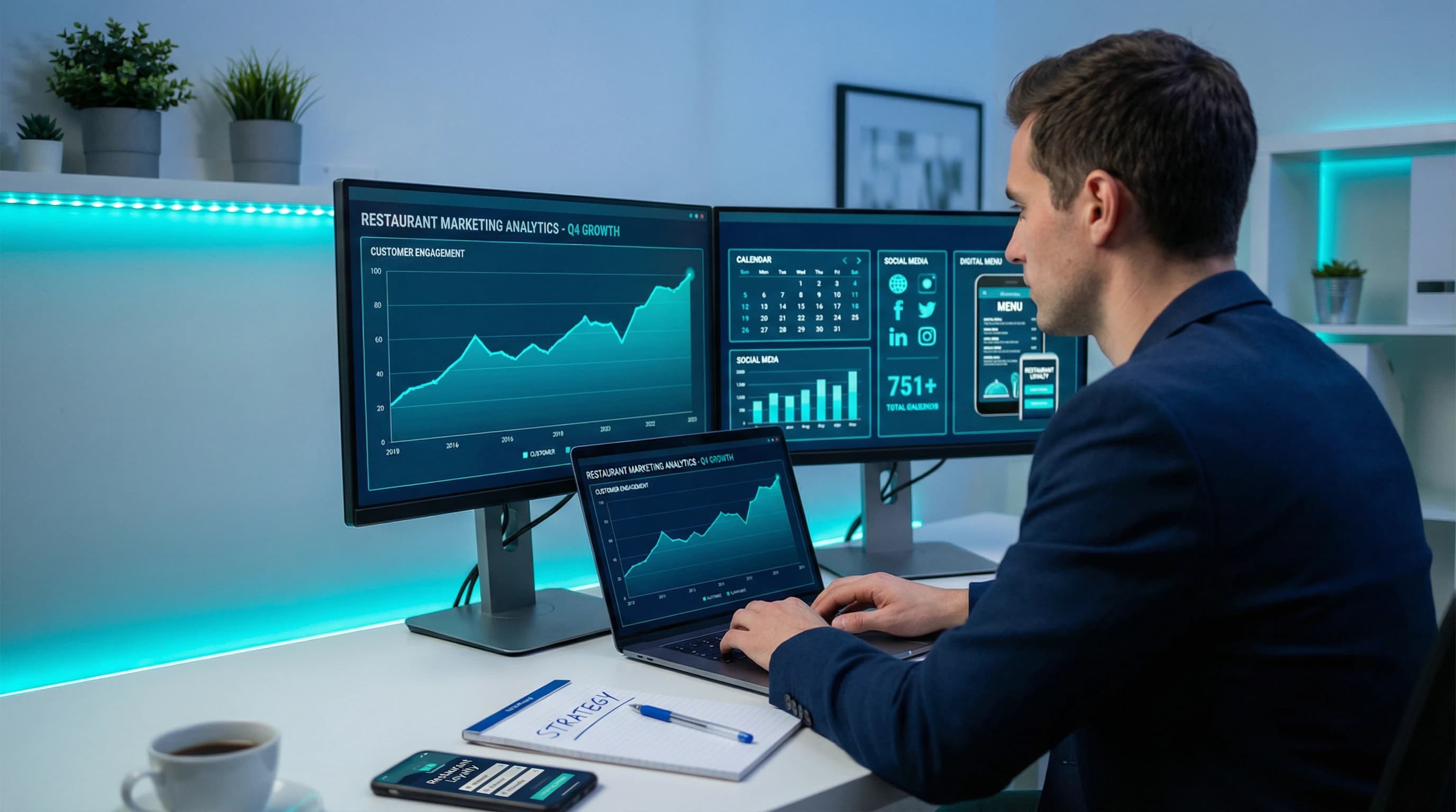 Markedsføring for Restauranter: Slik Får Du Flere Gjester og Fullere Hus – illustrasjon | Visionmedia