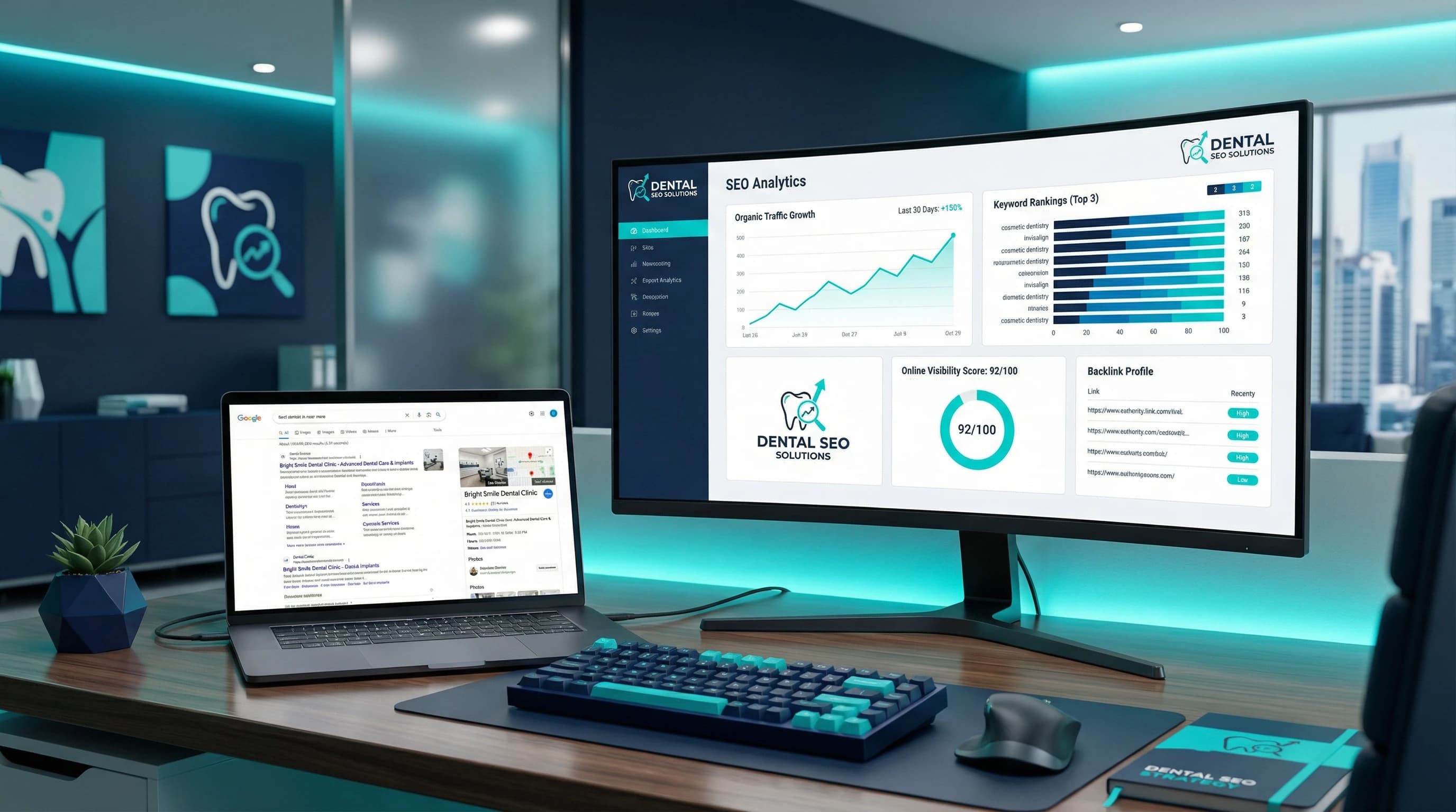 SEO for Tannleger: Slik Blir Klinikken Synlig i Google – illustrasjon | Visionmedia