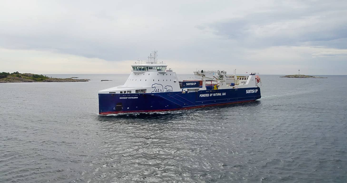 Dronefilm av bærekraftige fraktløsninger